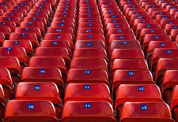 Fototapeta premium Krzesła Arena