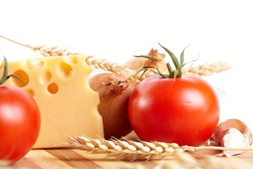 tomatoes and cheese