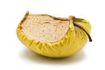 Old piece of apple