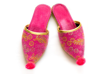 Colorful Turkish slippers