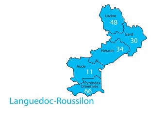 Region Languedoc Roussilon