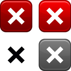 Obraz premium Abort button.