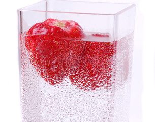 strawberry water