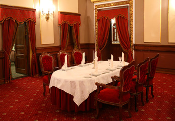 table in restaurant