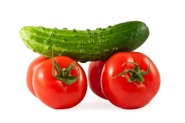 Vegetables in shaped of car