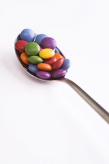 spoon with sweets