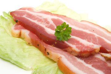 Geräucherter Schweinebauch