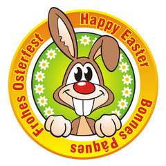 Frohe Ostern Button