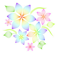 Obraz premium Beautiful floral background