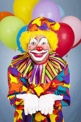 Birthday Clown Open Handed