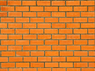 Orange brick wall