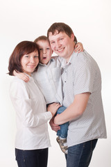 Fototapeta premium portrait of happy family