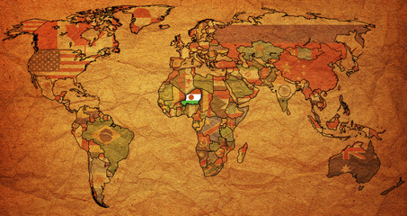 niger on world map