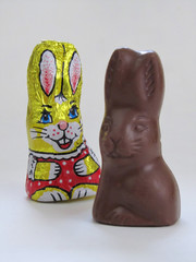 Osterhase aus Schokolade