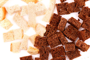 rusks on white