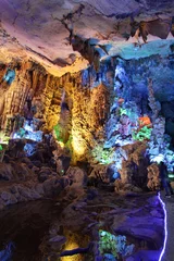 Fototapete Rund reed flute cave guilin © gringos
