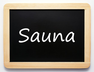 Sauna - Schild - Concept Sign