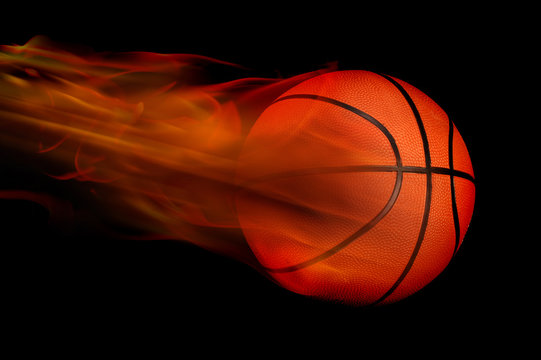 Basketball On Fire