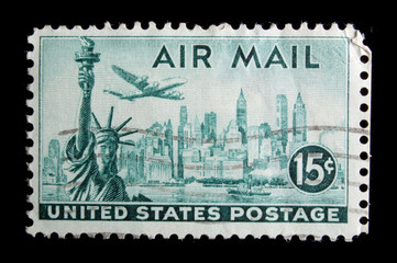Vintage  US commemorative postage stamp