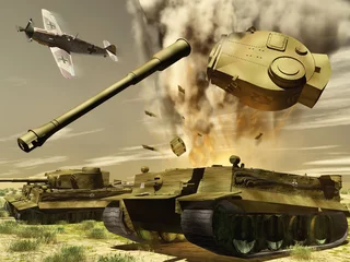 Raamstickers tanks © Sergey Drozdov