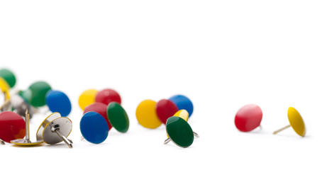 décor - fournitures de bureaux, matériel de bureau sur blanc