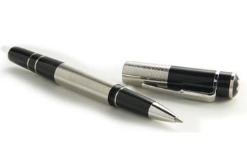 ballpoint pen on a white background