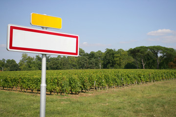 Panneau de signalisation