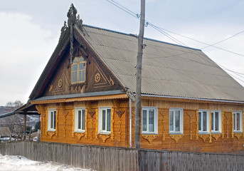 The beautiful rural house
