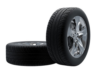 Tires isolated