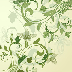 background abstract floral pattern