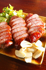 Sausage and onion