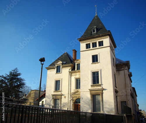"Maison de Quartier - Villeurbanne" photo libre de droits sur la banque