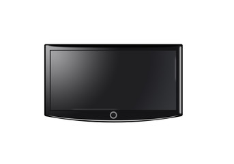 Ecran de t&eacute;l&eacute;vision noir