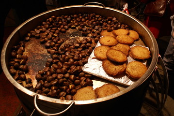 Maroni und Kartoffelpuffer