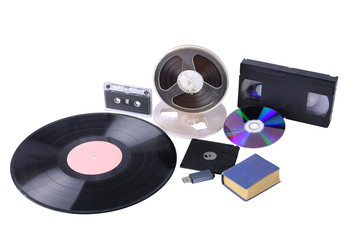 different generations of data mediums