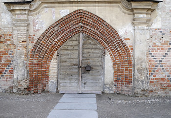 Ancient franciscans church gate