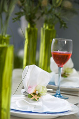 Festive table decoration