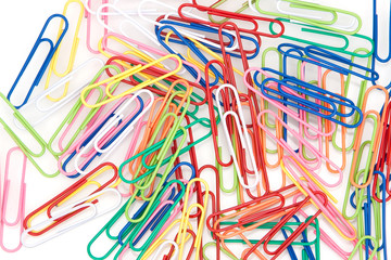 Colorful paper clips