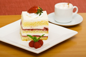 Strawberry cake