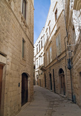 Lonely Alley of Molfetta. Apulia.