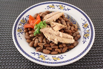 Insalata di sgombro e fagioli
