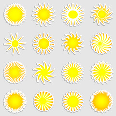 sun stickers