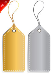 Gold and silver tags