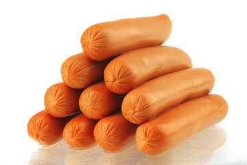 gold chicken sausages pyramid