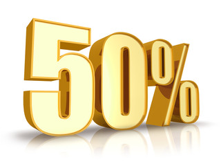 Gold Fifty Percent