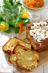 cheese cake with candied fruits