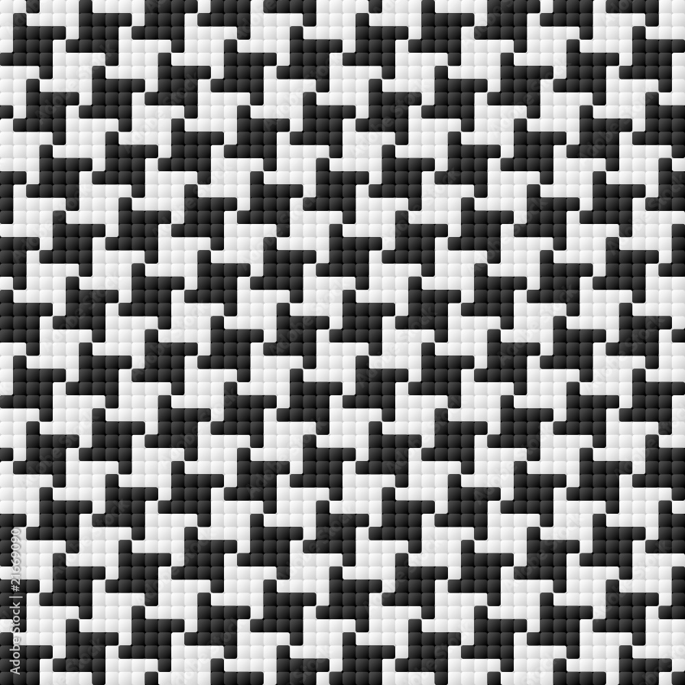 Poster houndstooth pattern. seamless vector.