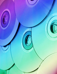 colored compact discs