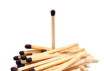 different concept with matches