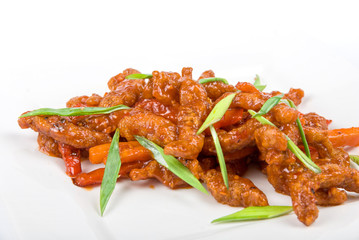 meat with vegetables